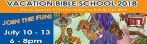 Vacation Bible School 2018