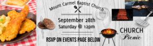 Mount Carmel Baptist Church Picnic